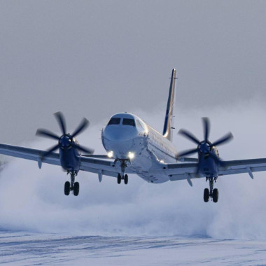 Ил-114 справился с якутскими морозами