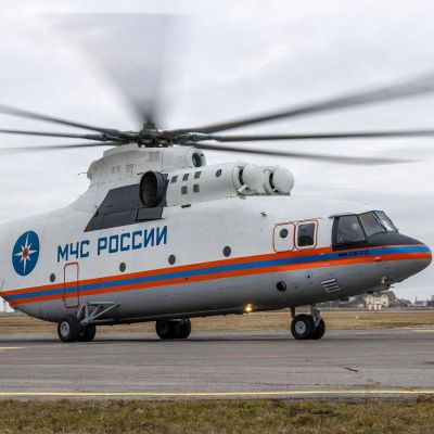 Rostec has Provided Rescue Teams with the First Upgraded Mi-26T2 Giant Helicopter