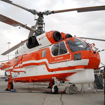 The latest Ka-32A11M Fire Helicopter has had its First International Appearance