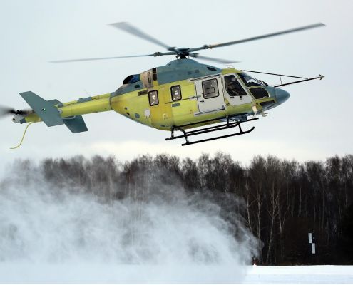 Первый полет модернизированного вертолета «Ансат-М»