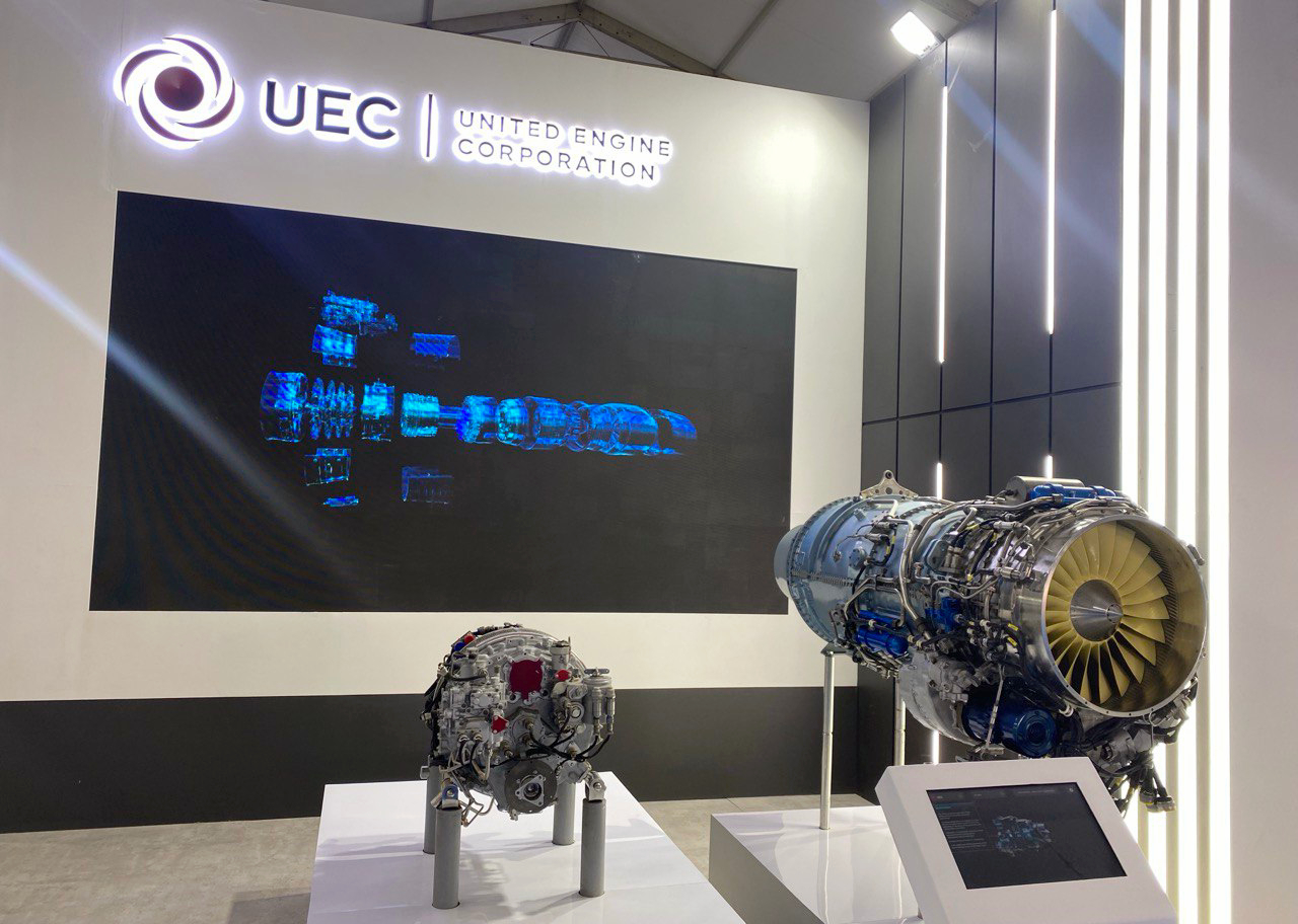 UEC will Demonstrate the Latest Russian Airplanes and Helicopter Engines at Aero India