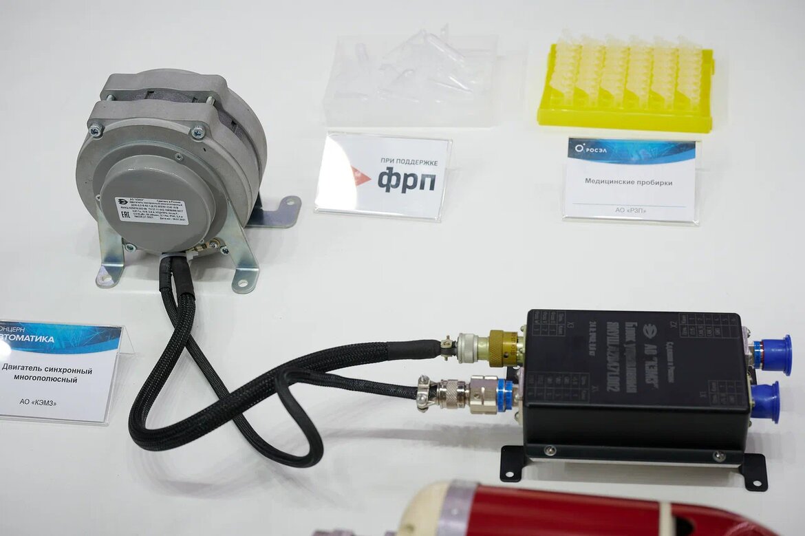 Ростех показал на «Армии-2022» электродвигатель для беспилотников