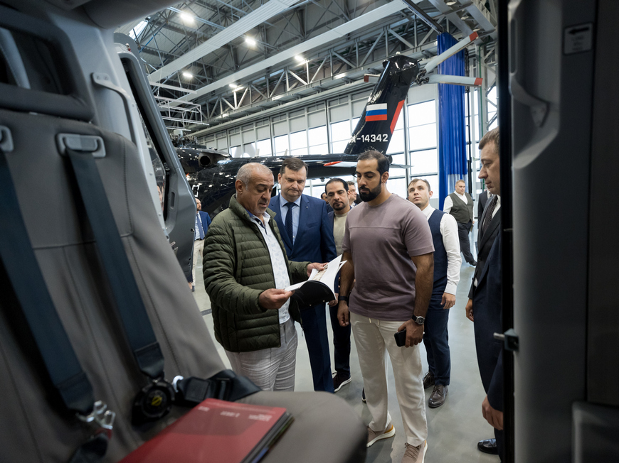 Казанский вертолетный завод посетил советник президента ОАЭ