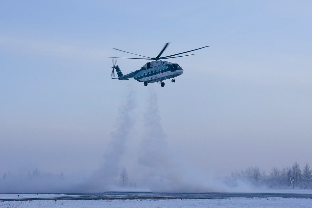Вертолет Ми-38 прошел проверку в условиях низких температур