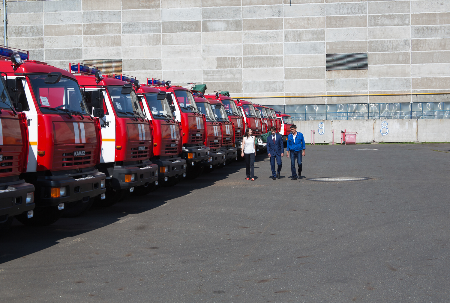КАМАЗ передал Туркменистану партию пожарных автомобилей