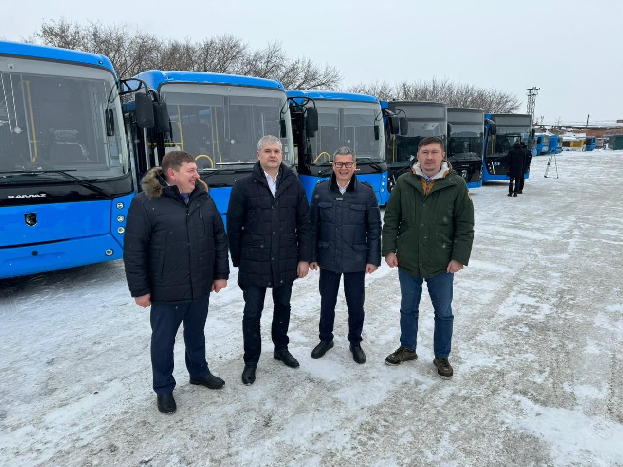 КАМАЗ поставил партию автобусов в Кемеровскую область