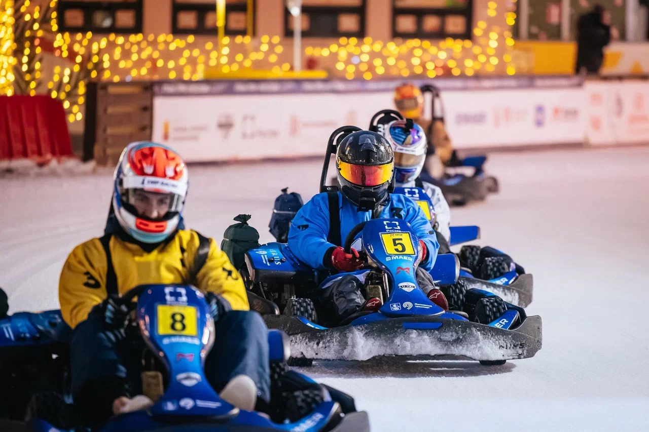 Ростех выступил генеральным партнером соревнования по ледовому картингу
