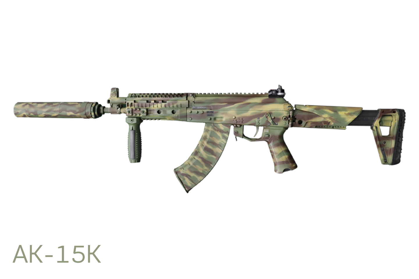 «Калашников» передал заказчику новейшие АК-15К в расцветке «Мультикам»