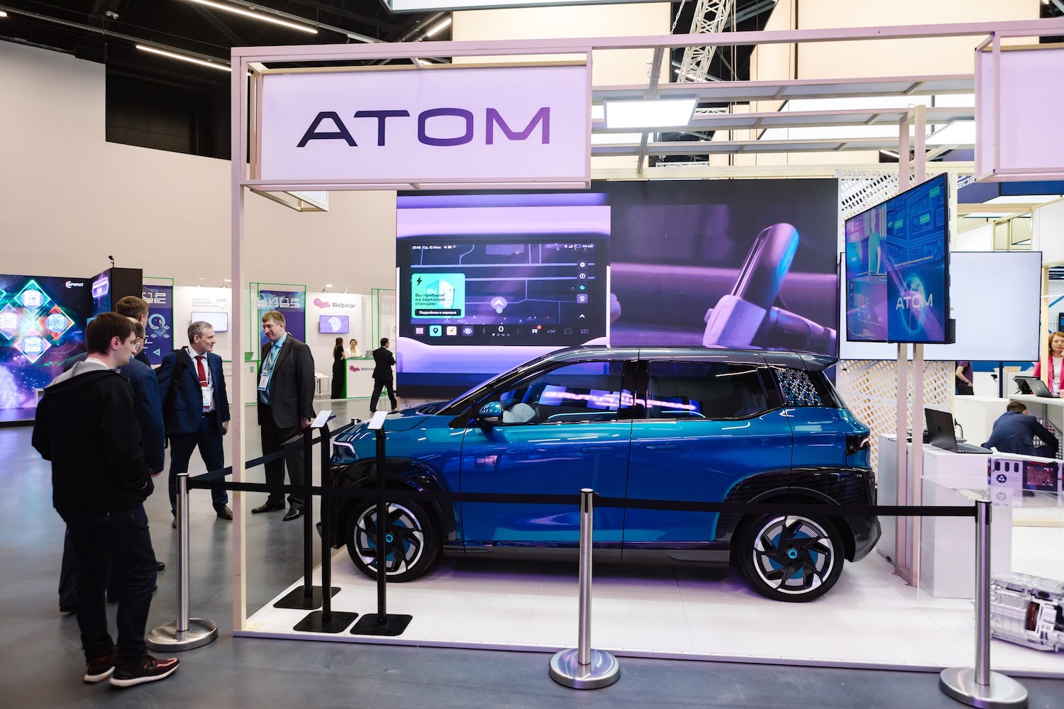 Объявлен старт предпродаж российских электромобилей «Атом»