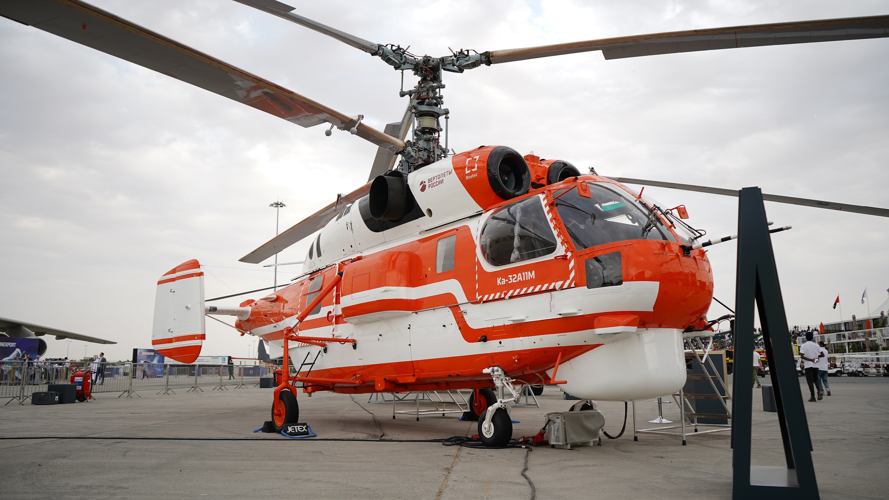 The latest Ka-32A11M Fire Helicopter has had its First International Appearance