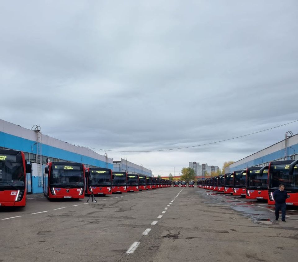 КАМАЗ поставил в&nbsp;столицу Татарстана партию автобусов