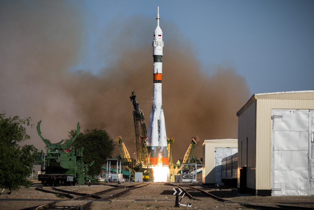 Сегодня состоялся пуск космического корабля «Союз МС-14» к МКС