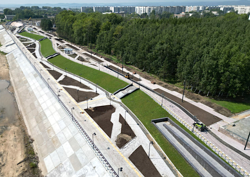 Концерн «Вега» завершил вторую очередь строительства набережной Комсомольска-на-Амуре