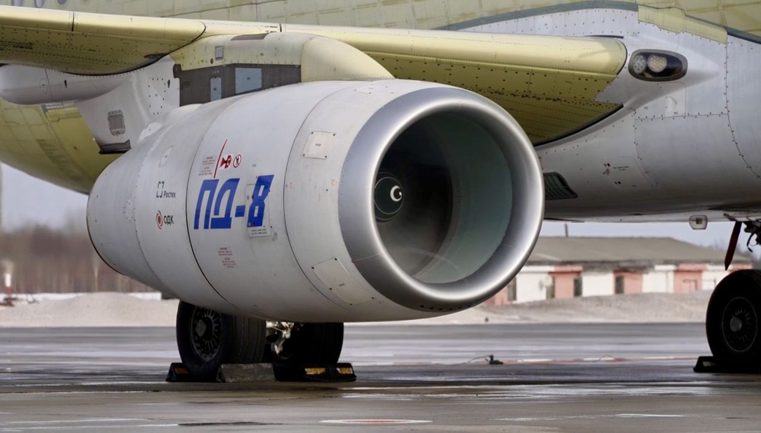 Авиадвигатель ПД-8 для самолета «Суперджет» прошел испытания шквалистым градом