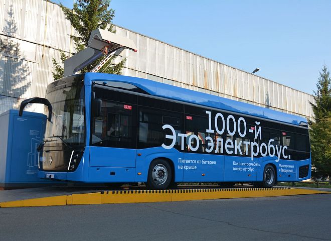 КАМАZ-6282 Large-Sized Low-Floor City Electric Bus