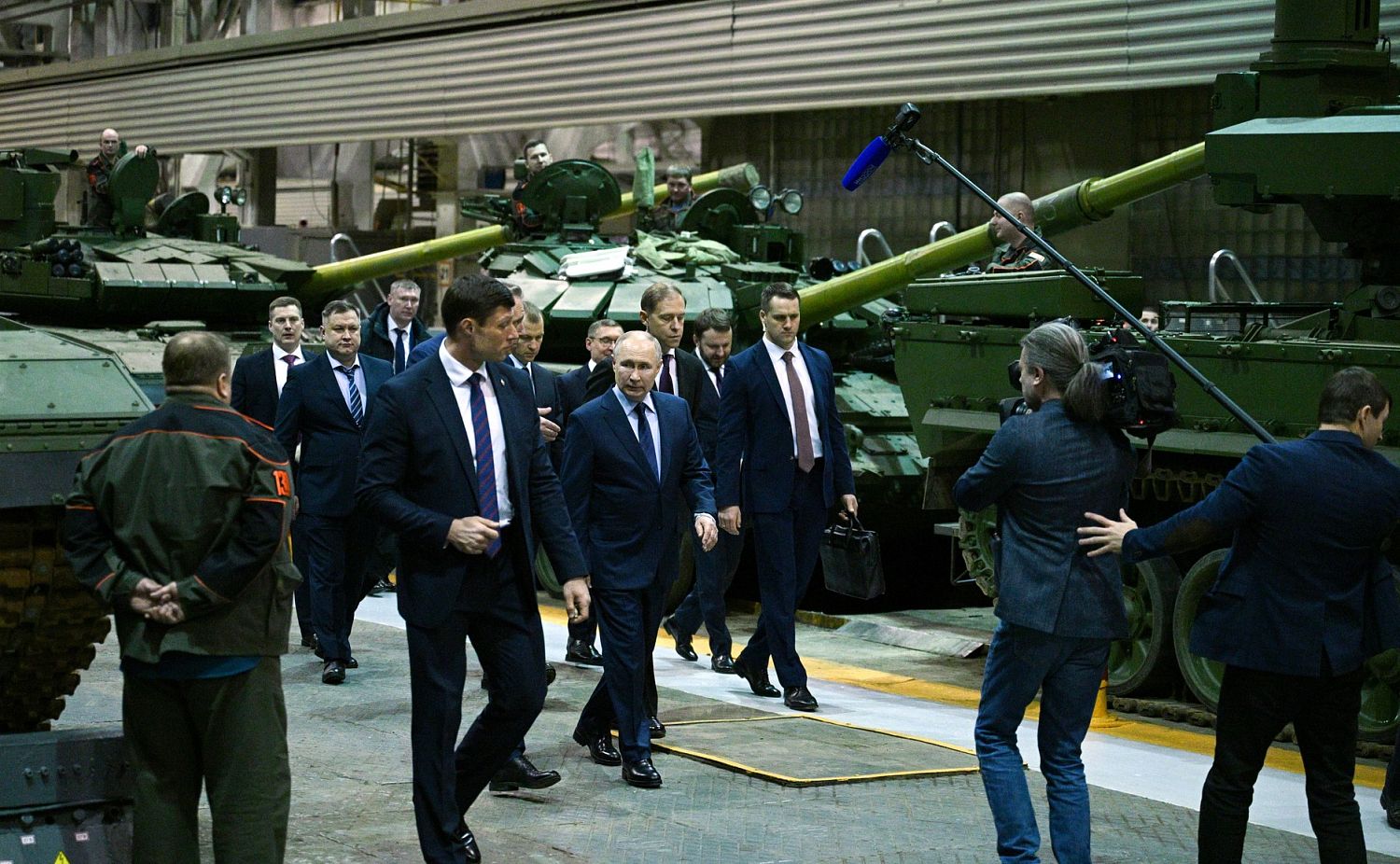 Владимир Путин посетил Уралвагонзавод